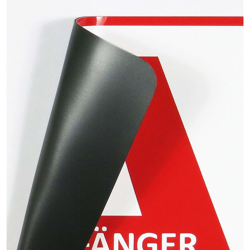 Auto Magnetschild Anfänger | Schild magnetisch für Fahranfänger (15 x 15 cm)