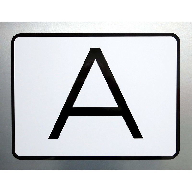 Magnetische Warntafel für Abfalltransporte / A-Tafel Abfall-Schild Abfalltafel Abfallwarntafel A-Schild (40 x 30 cm)