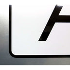 Magnetische Warntafel für Abfalltransporte / A-Tafel Abfall-Schild Abfalltafel Abfallwarntafel A-Schild (40 x 30 cm)