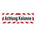 Magnetschild Schild Achtung Kolonne