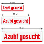 Magnetschild Schild Azubi gesucht