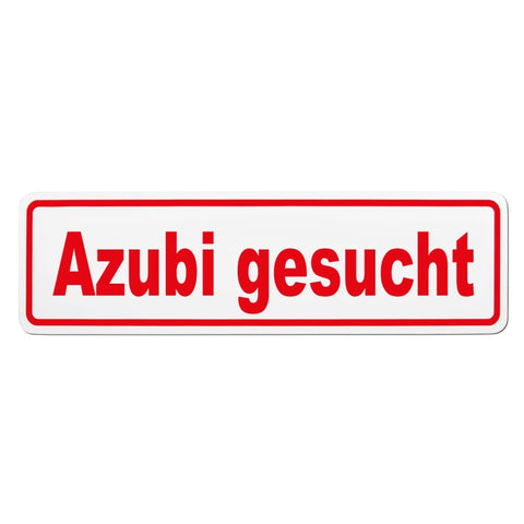 Magnetschild Schild Azubi gesucht