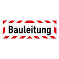 Magnetschild Schild Bauleitung