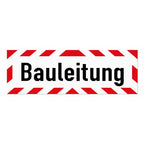 Magnetschild Schild Bauleitung