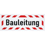 Magnetschild Schild Bauleitung