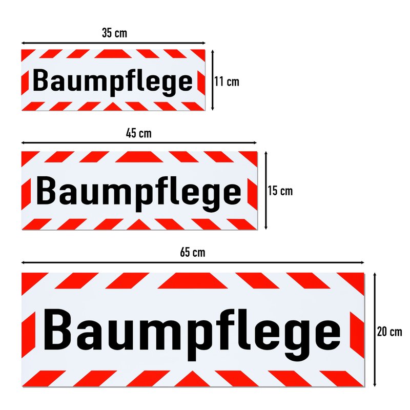 Magnetschild Schild Baumpflege