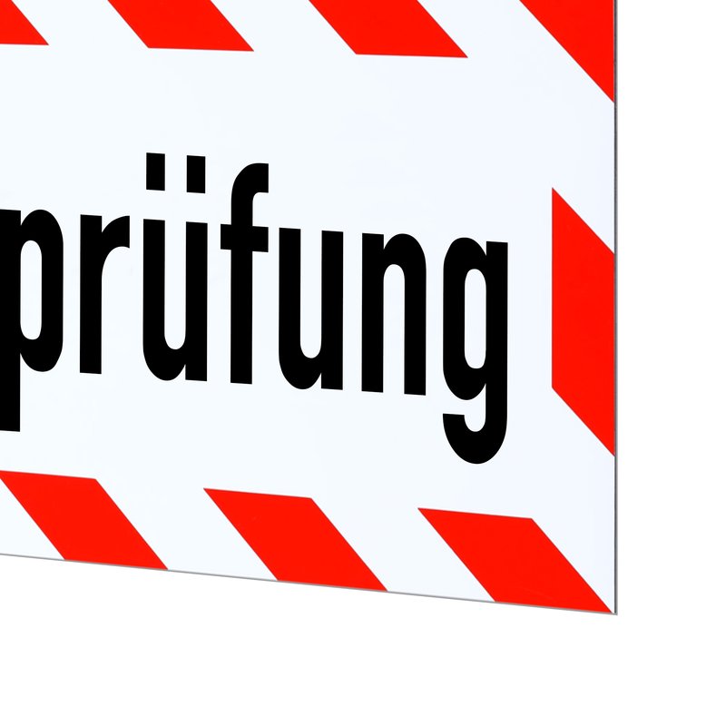 Magnetschild Schild Bauwerksprüfung