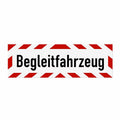 Magnetschild Schild Begleitfahrzeug