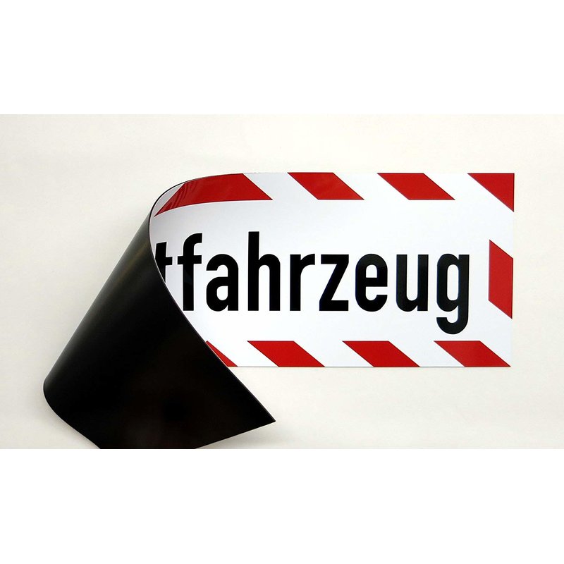 Magnetschild Schild Begleitfahrzeug
