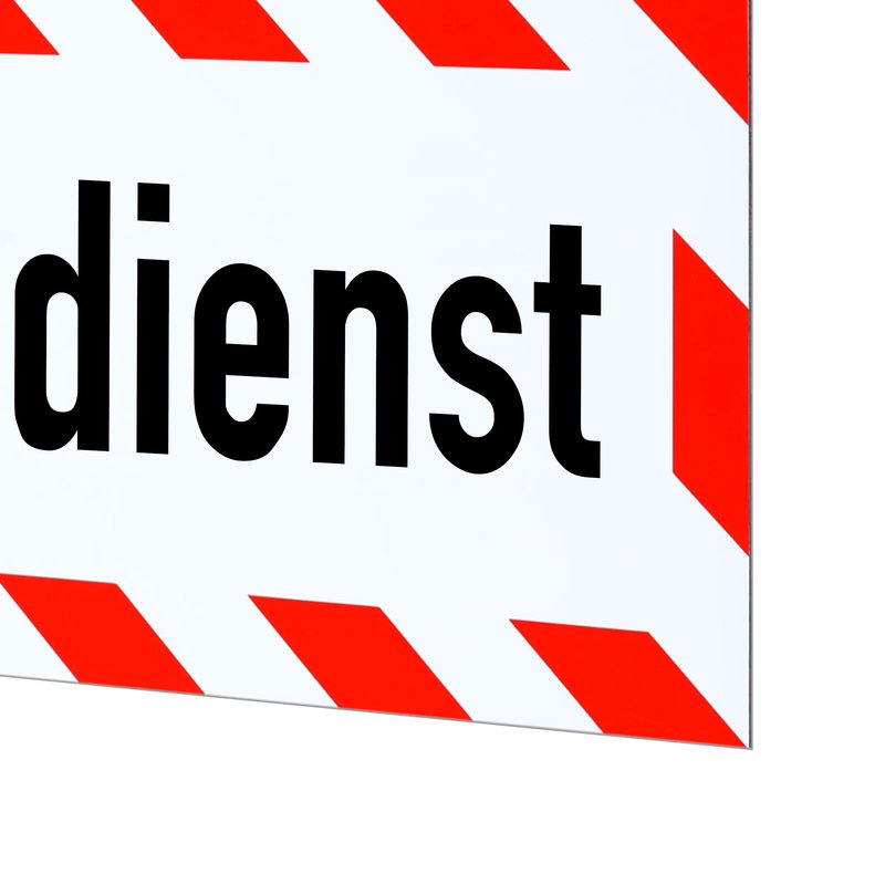 Magnetschild Schild Betriebsdienst