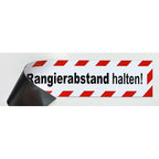 Magnetschild Schild Bitte 2m Rangierabstand halten