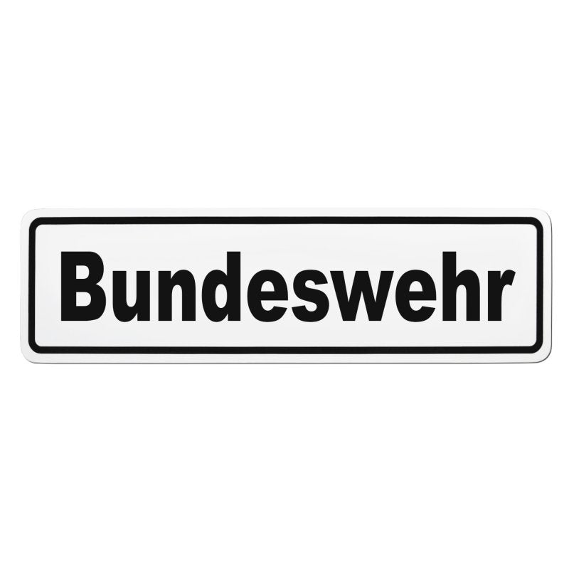 Magnetschild Schild Bundeswehr