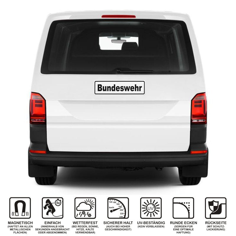 Magnetschild Schild Bundeswehr