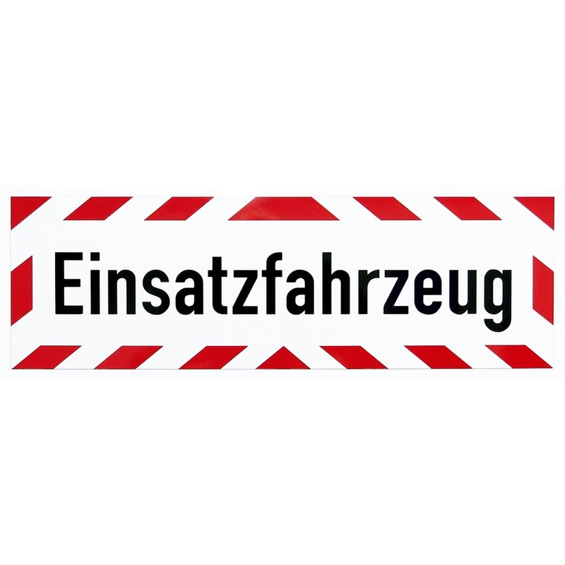 Magnetschild Schild Einsatzfahrzeug