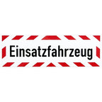 Magnetschild Schild Einsatzfahrzeug