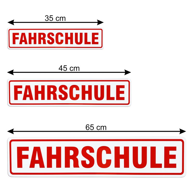 Magnetschild Schild FAHRSCHULE