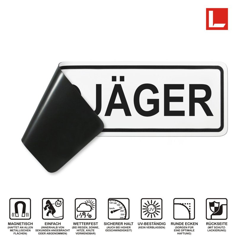 Magnetschild Schild FELDJÄGER