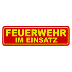 Magnetschild Schild FEUERWEHR IM EINSATZ