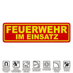 Magnetschild Schild FEUERWEHR IM EINSATZ