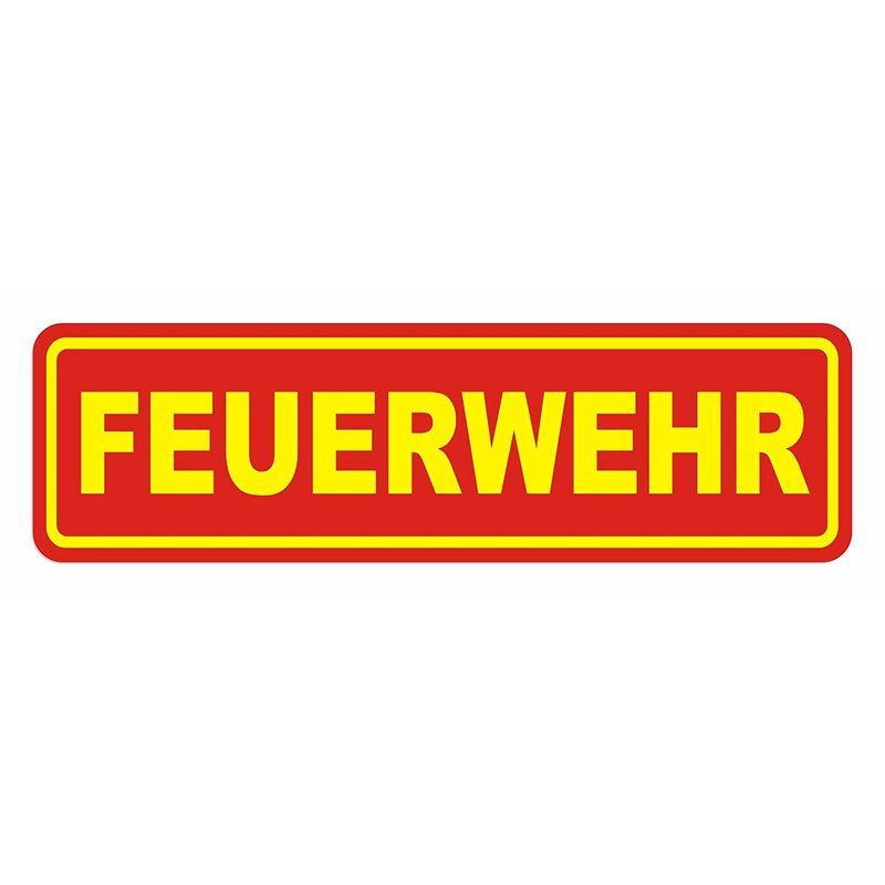 Magnetschild Schild FEUERWEHR