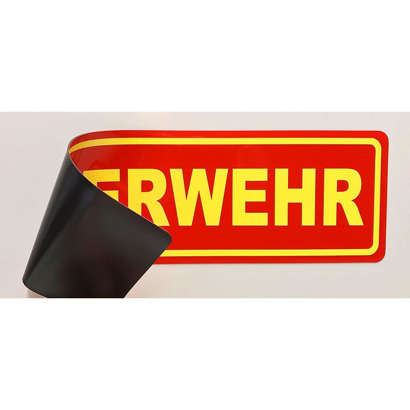 Magnetschild Schild FEUERWEHR