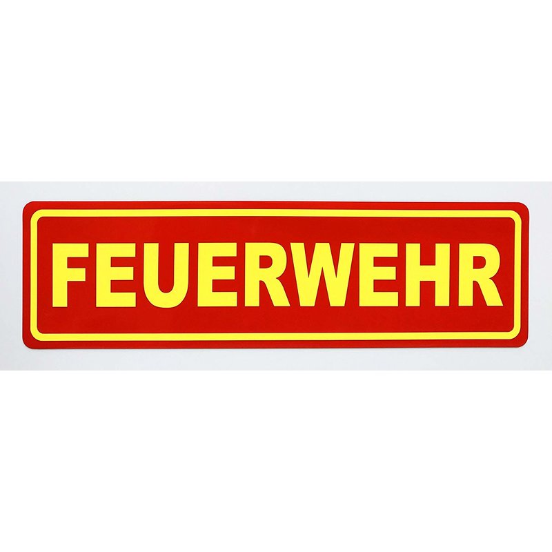 Magnetschild Schild FEUERWEHR