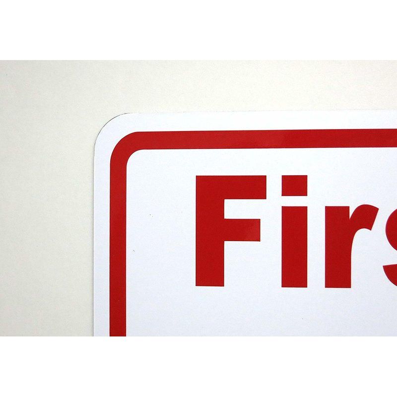 Magnetschild Schild First Responder im Einsatz