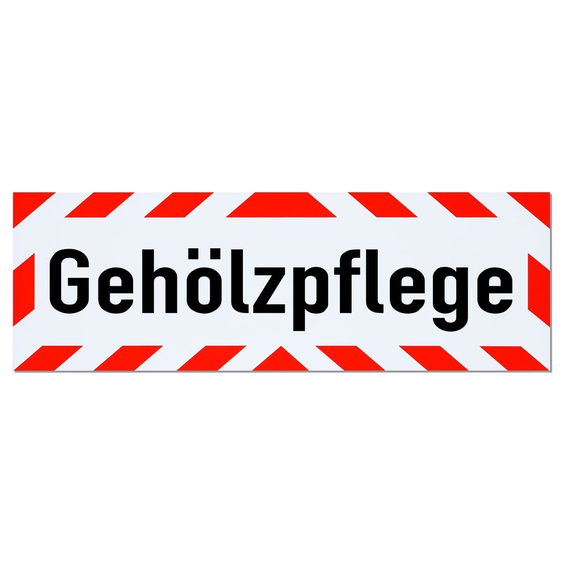 Magnetschild Schild Gehölzpflege