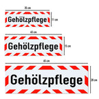 Magnetschild Schild Gehölzpflege