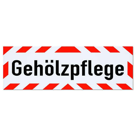 Magnetschild Schild Gehölzpflege