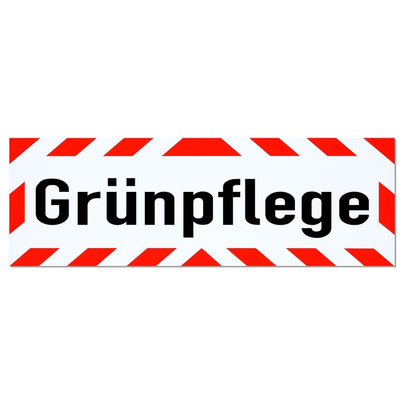 Magnetschild Schild Grünpflege