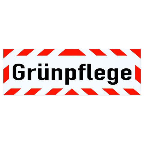 Magnetschild Schild Grünpflege
