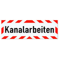 Magnetschild Schild Kanalarbeiten
