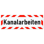 Magnetschild Schild Kanalarbeiten