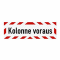Magnetschild Schild Kolonne voraus