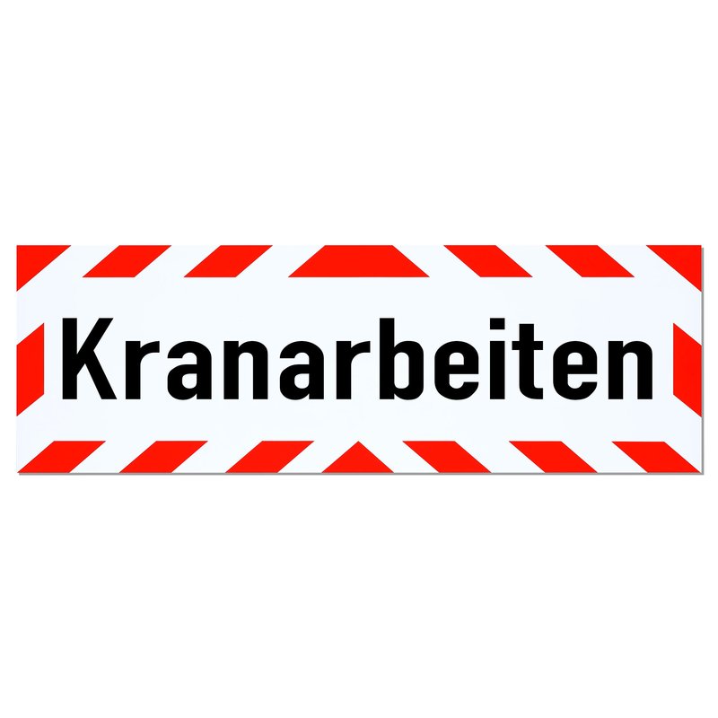 Magnetschild Schild Kranarbeiten