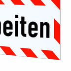 Magnetschild Schild Mäharbeiten