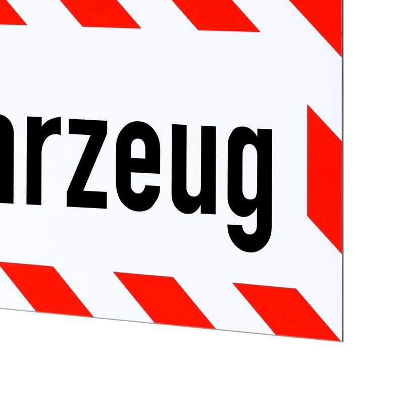 Magnetschild Schild Messfahrzeug