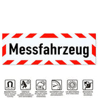 Magnetschild Schild Messfahrzeug