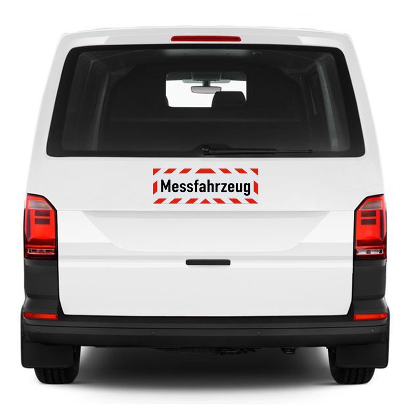 Magnetschild Schild Messfahrzeug