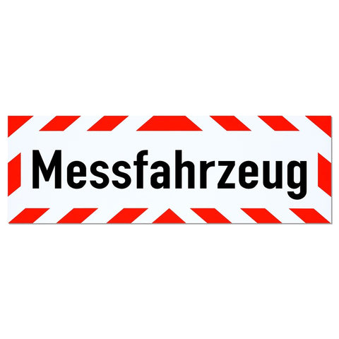 Magnetschild Schild Messfahrzeug