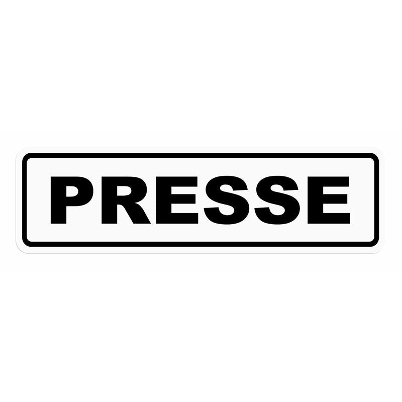 Magnetschild Schild PRESSE
