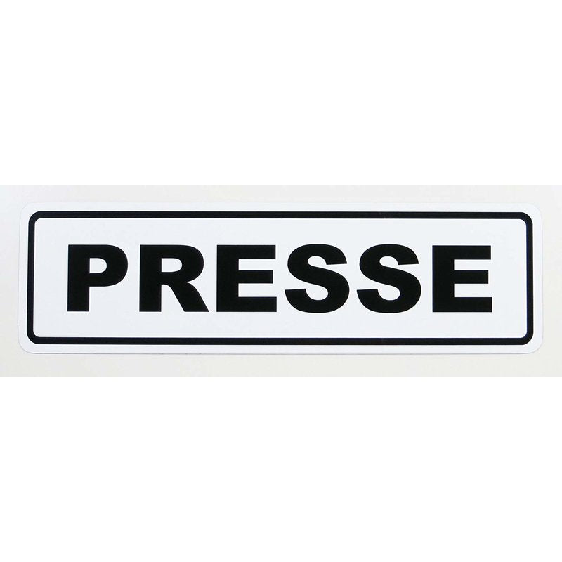 Magnetschild Schild PRESSE