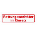 Magnetschild Schild Rettungssanitäter im Einsatz
