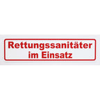 Magnetschild Schild Rettungssanitäter im Einsatz