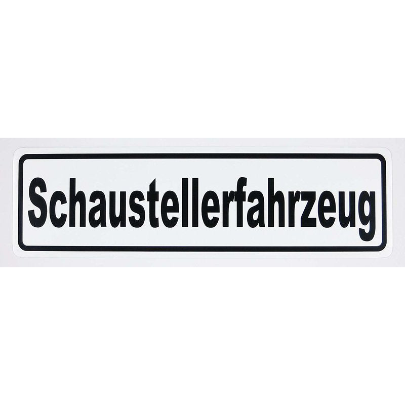 Magnetschild Schild Schaustellerfahrzeug