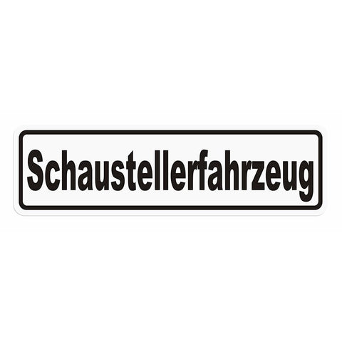 Magnetschild Schild Schaustellerfahrzeug