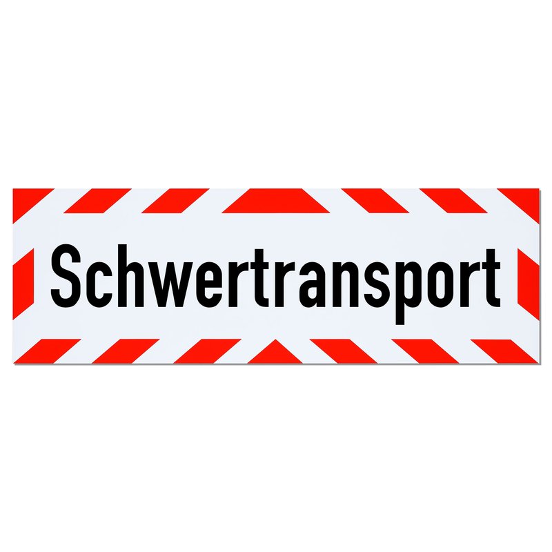 Magnetschild Schild Schwertransport