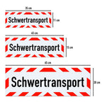 Magnetschild Schild Schwertransport