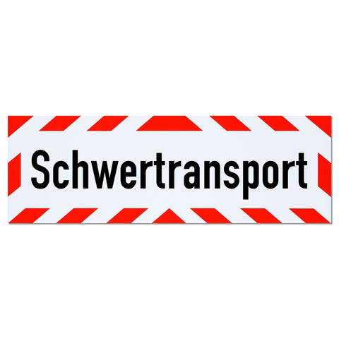 Magnetschild Schild Schwertransport
